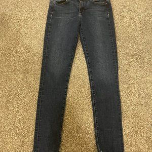 Joe's Jeans Skinny Ankle Womens Jeans size W 28 Raw Hem